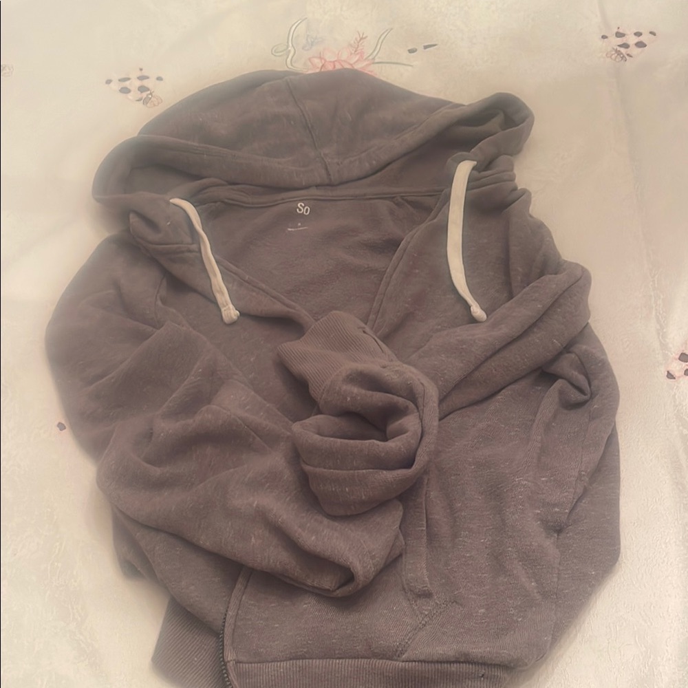 SO Women's Gray Hoodie Sweater